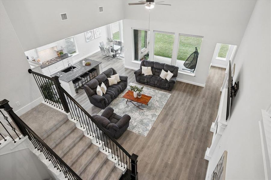 Furnished interior view inside a new home in , Northlake (Image 5).