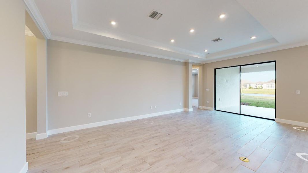 Spacious, unfurnished interior of a new home in Esplanade at Tradition, Port St. Lucie (Image 11). Spacious, unfurnished interior of a new home in Esplanade at Tradition, Port St. Lucie (Image 11).