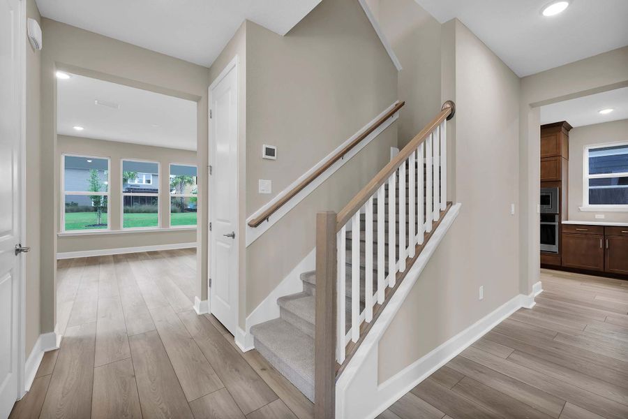 Representative unfurnished interior of a home built from the The Juniper by Providence Homes (Florida) in Reflections at Nocatee, Nocatee (Image 22). Representative unfurnished interior of a home built from the The Juniper by Providence Homes (Florida) in Reflections at Nocatee, Nocatee (Image 22).