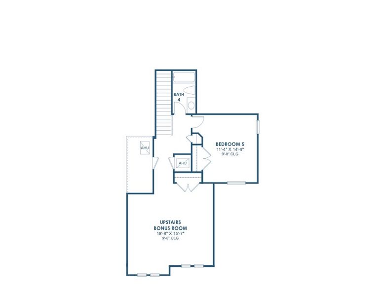 2D floor plan layout for the Key Largo II by Homes by WestBay in Oakfield, Parrish, FL (Image 4).