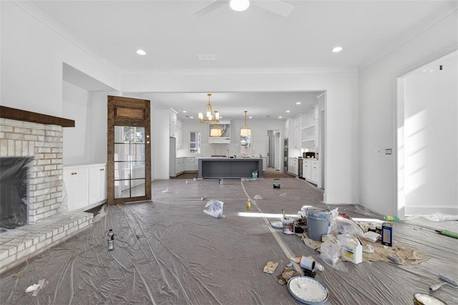 In-progress construction of a new home in , Suwanee, GA (Image 57). In-progress construction of a new home in , Suwanee, GA (Image 57).