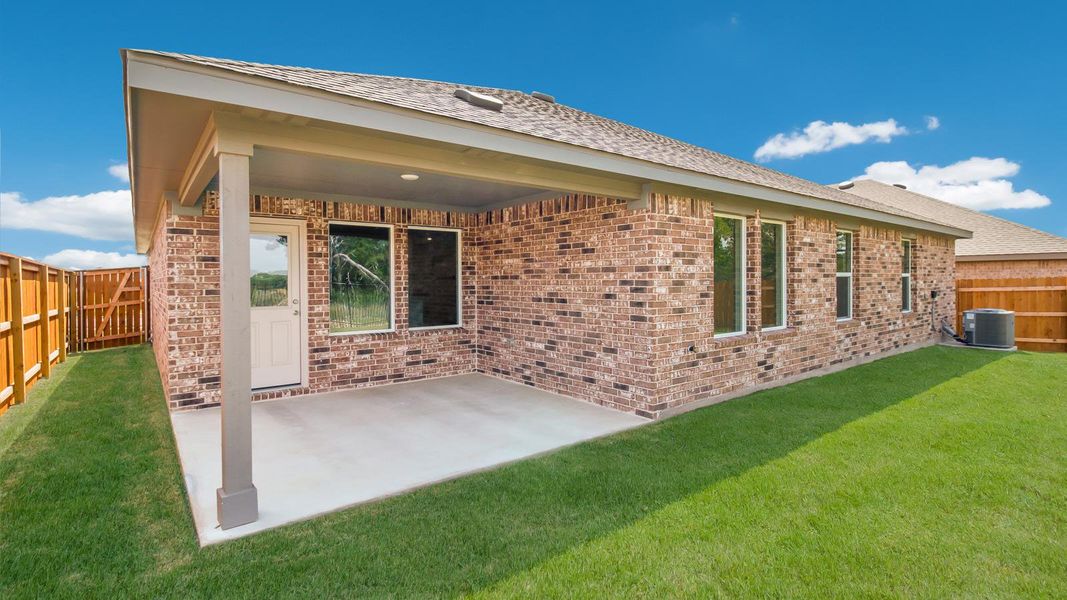Front exterior of a new home in Riverview, Georgetown, TX, highlighting curb appeal (Image 12). Front exterior of a new home in Riverview, Georgetown, TX, highlighting curb appeal (Image 12).