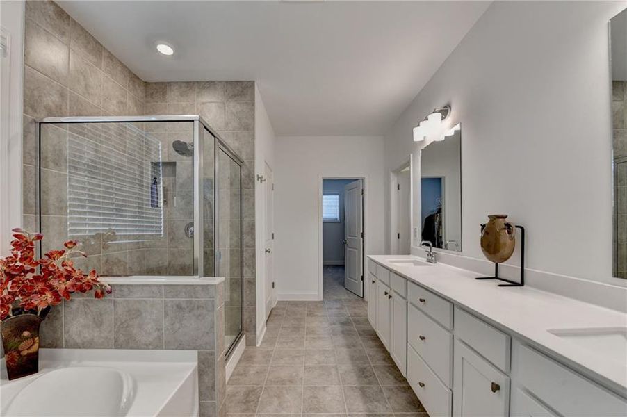Furnished interior view inside a new home in Bailey Fence, Dacula (Image 15).