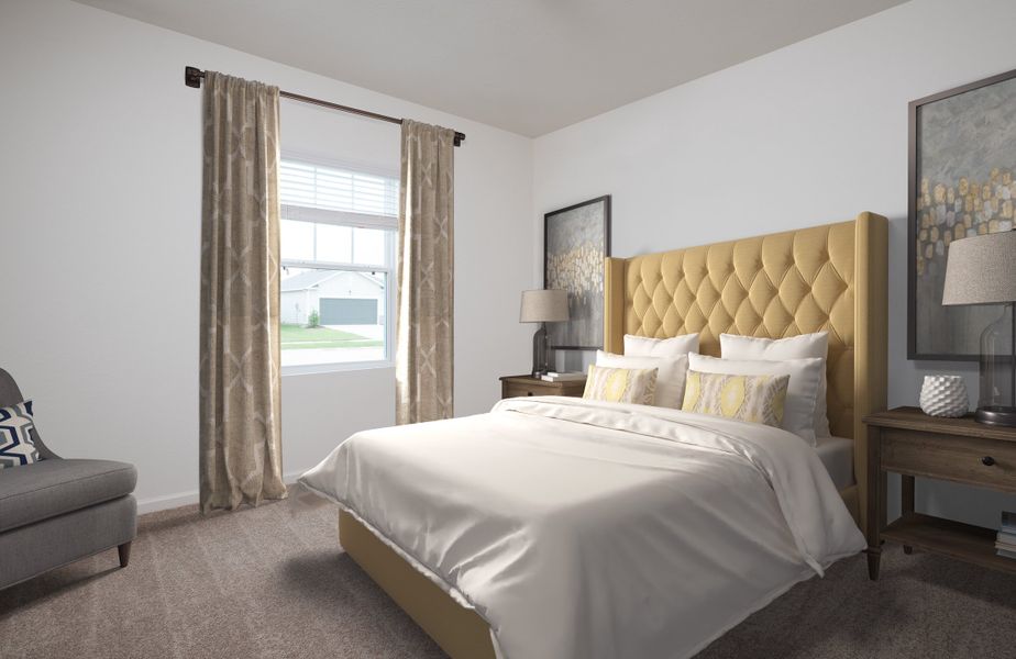 Representative furnished interior of a home built from the Luna by Starlight Homes in Sunset Hills, Winter Haven (Image 6).