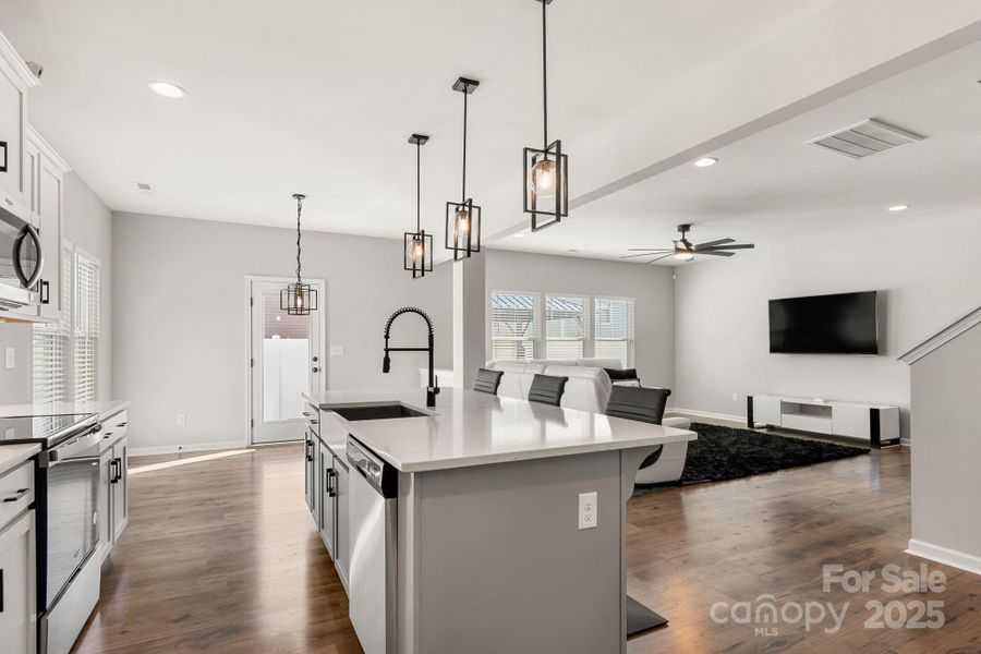 Furnished interior view inside a new home in , York (Image 4). Furnished interior view inside a new home in , York (Image 4).