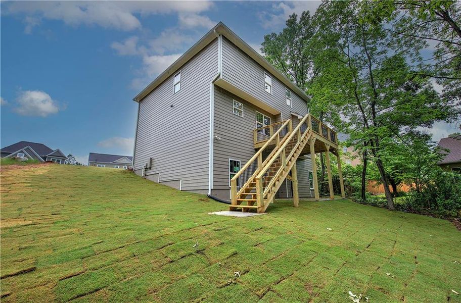Front exterior of a new home in , Adairsville, GA, highlighting curb appeal (Image 22).