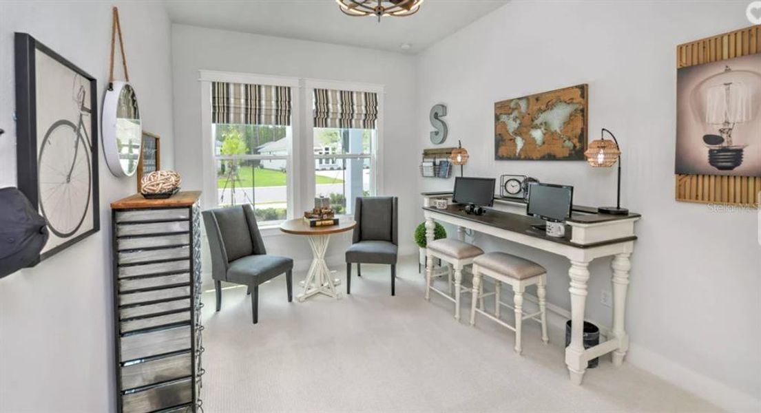 Furnished interior view inside a new home in Plantation Bay, Ormond Beach (Image 11). Furnished interior view inside a new home in Plantation Bay, Ormond Beach (Image 11).