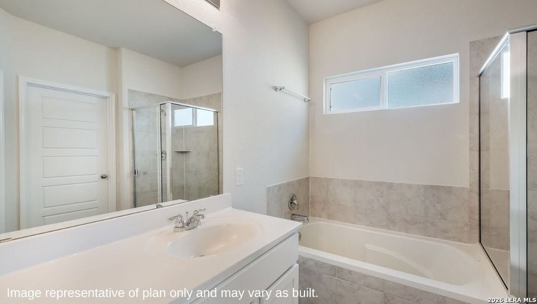 Furnished interior view inside a new home in Riverstone at Westpointe, San Antonio (Image 4).