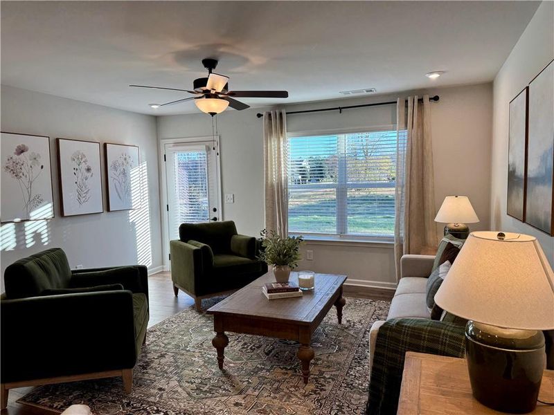 Furnished interior view inside a new home in Silver Leaf, Dawsonville (Image 19).