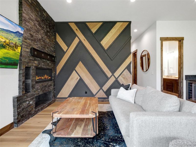 Furnished interior view inside a new home in , Silverthorne (Image 21).