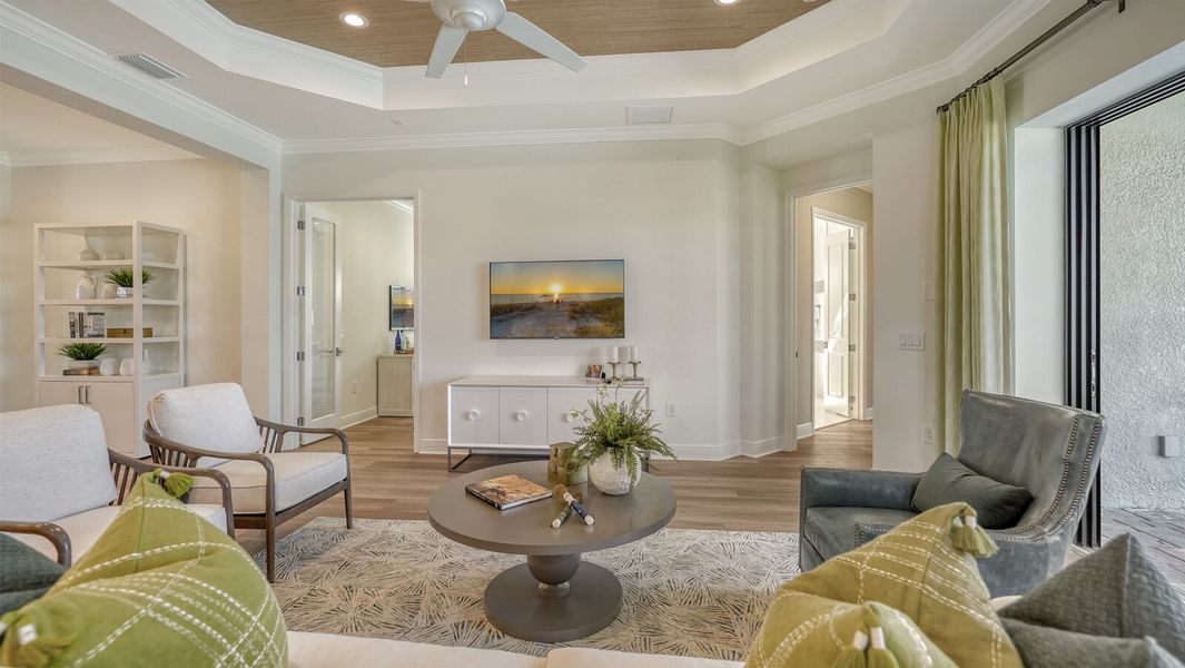 Representative furnished interior of a home built from the Endless Summer 4 by Neal Communities in Vistera of Venice, Venice (Image 8).