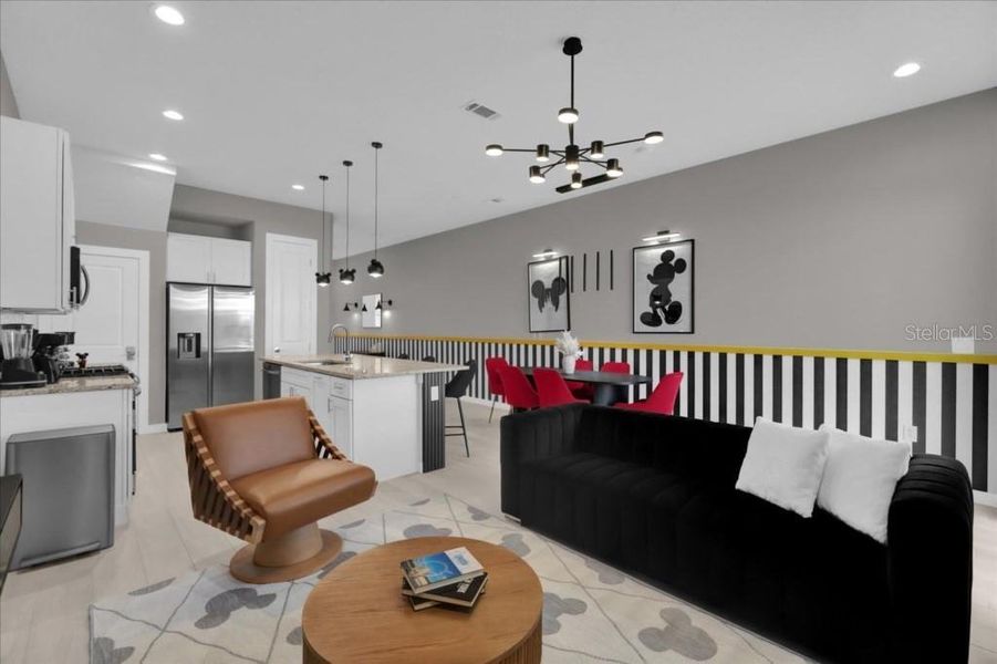 Furnished interior view inside a new home in , Kissimmee (Image 15).