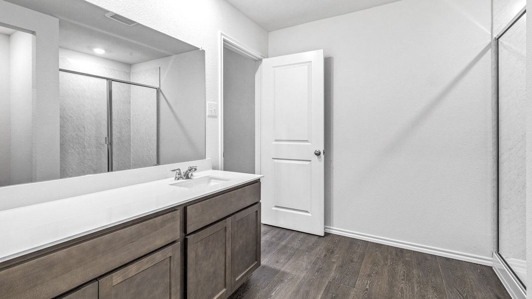Furnished interior view inside a new home in Stonewyck Farms, Ennis (Image 5).