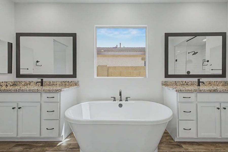 Furnished interior view inside a new home in Forté at Granite Vista, Waddell (Image 10).