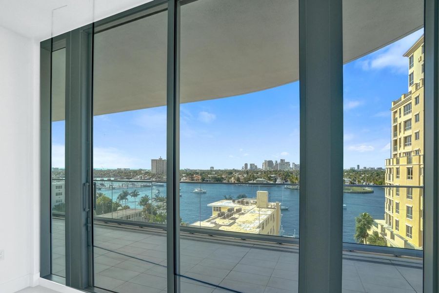 Views from the kitchen and living room. Views from the kitchen and living room.