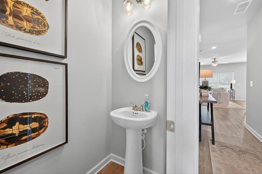 Furnished interior view inside a new home in The Reserve At Clock Tower, Douglasville (Image 4).