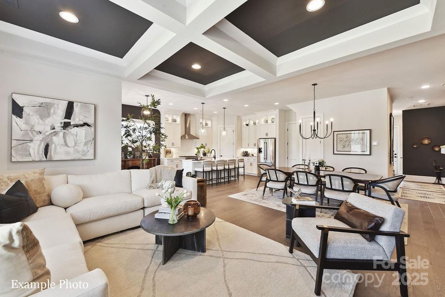 Furnished interior view inside a new home in Endhaven Terraces, Charlotte (Image 10).