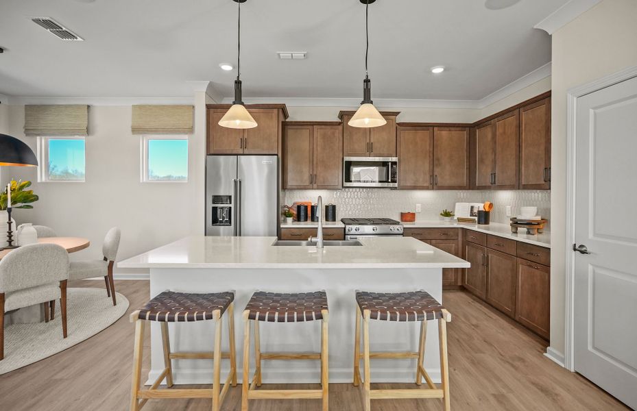 Furnished interior view inside a new home in Riverstone, Monroe (Image 5).