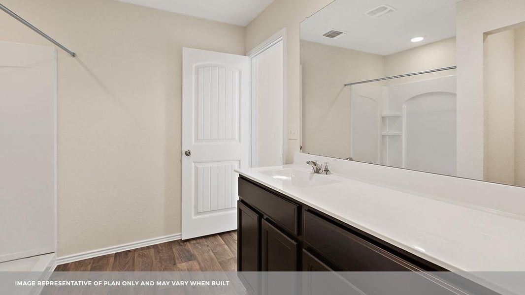 Furnished interior view inside a new home in Carillon, Manor (Image 6).