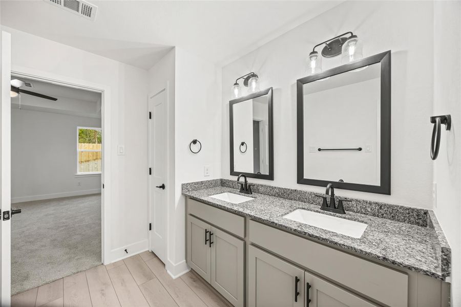 Furnished interior view inside a new home in River Ranch Trails, Dayton (Image 6).