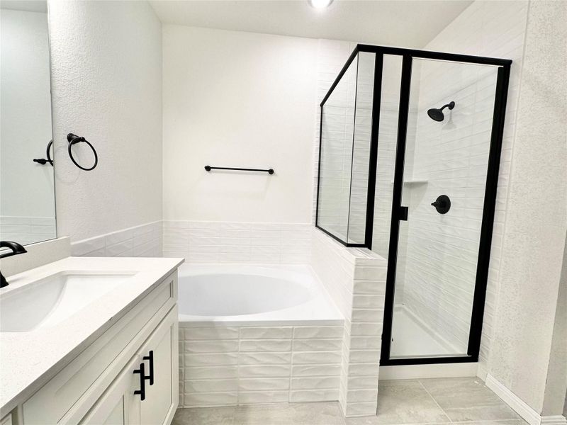 Furnished interior view inside a new home in Sage Hollow, Kyle (Image 7).