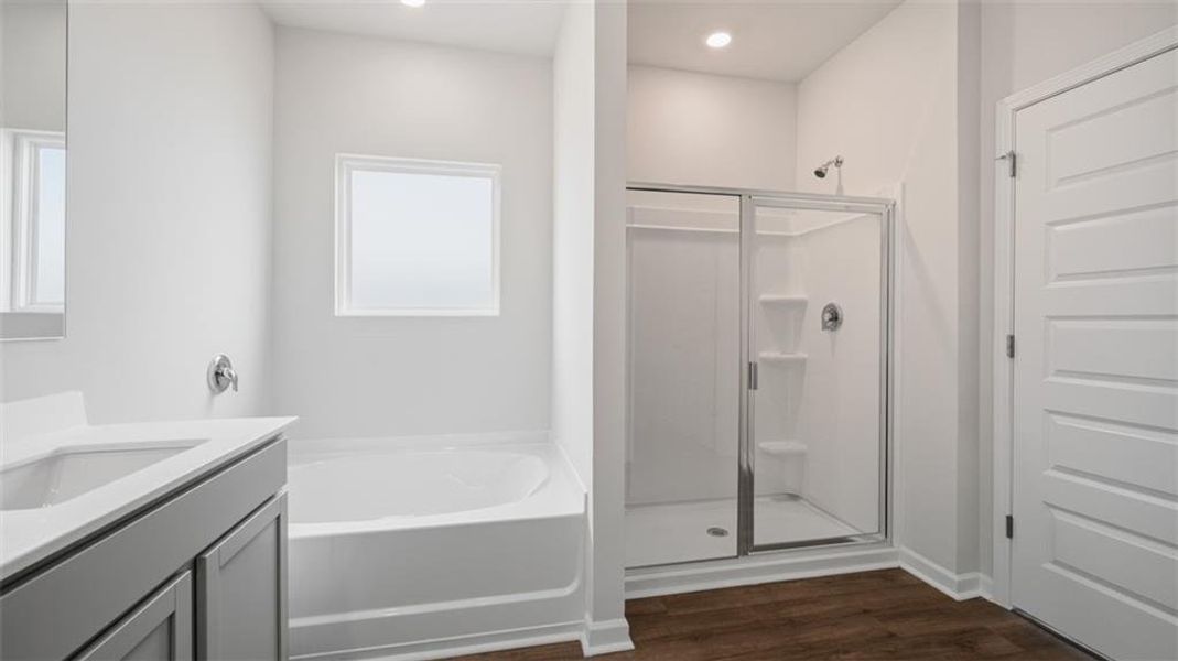 Furnished interior view inside a new home in Twin Lakes, Hoschton (Image 15). Furnished interior view inside a new home in Twin Lakes, Hoschton (Image 15).