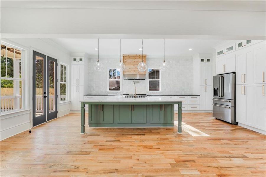 Furnished interior view inside a new home in , Atlanta (Image 8).