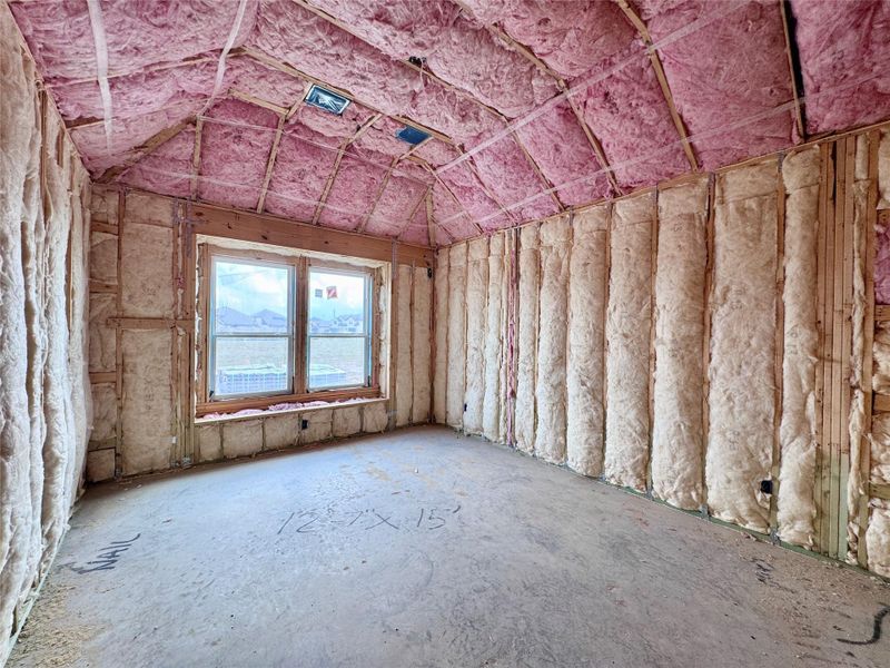 In-progress construction of a new home in Meridiana, Manvel, TX (Image 19).