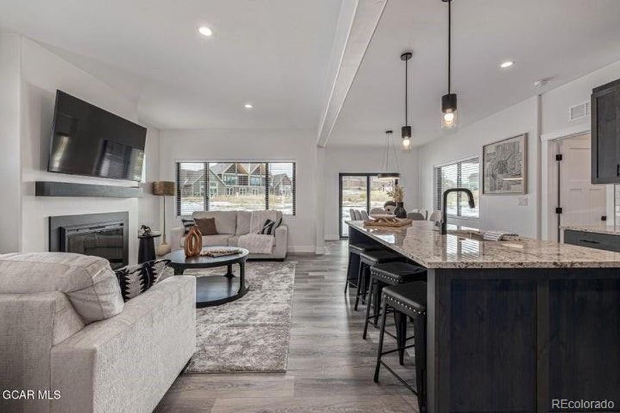Furnished interior view inside a new home in , Granby (Image 10).