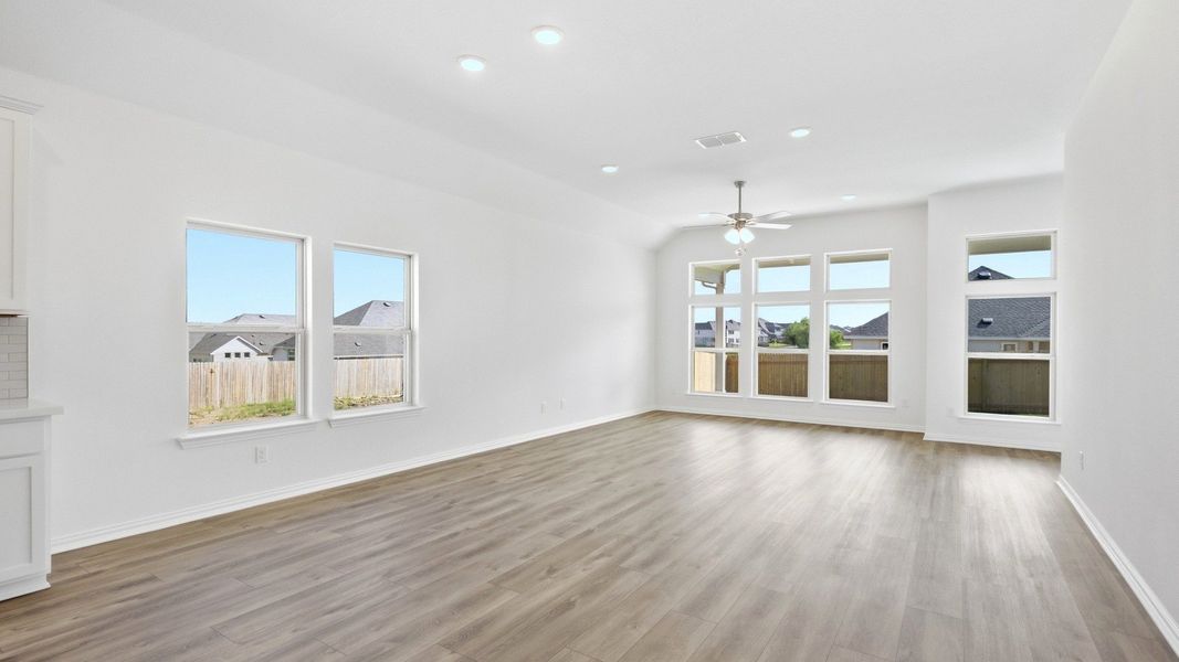 Furnished interior view inside a new home in Carillon, Manor (Image 13).