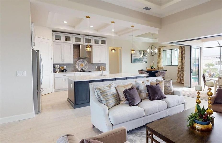 Furnished interior view inside a new home in , Punta Gorda (Image 22).