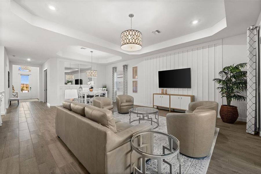 Furnished interior view inside a new home in , Punta Gorda (Image 13).