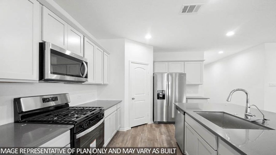 Furnished interior view inside a new home in Porters Mill, New Caney (Image 6).