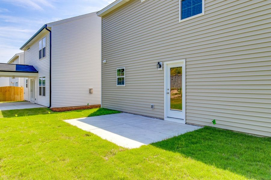Exterior details and patio area of a home in Bluefield, Lexington (Image 4).