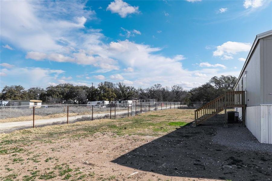 Exterior details and patio area of a home in , Brownwood (Image 19). Exterior details and patio area of a home in , Brownwood (Image 19).