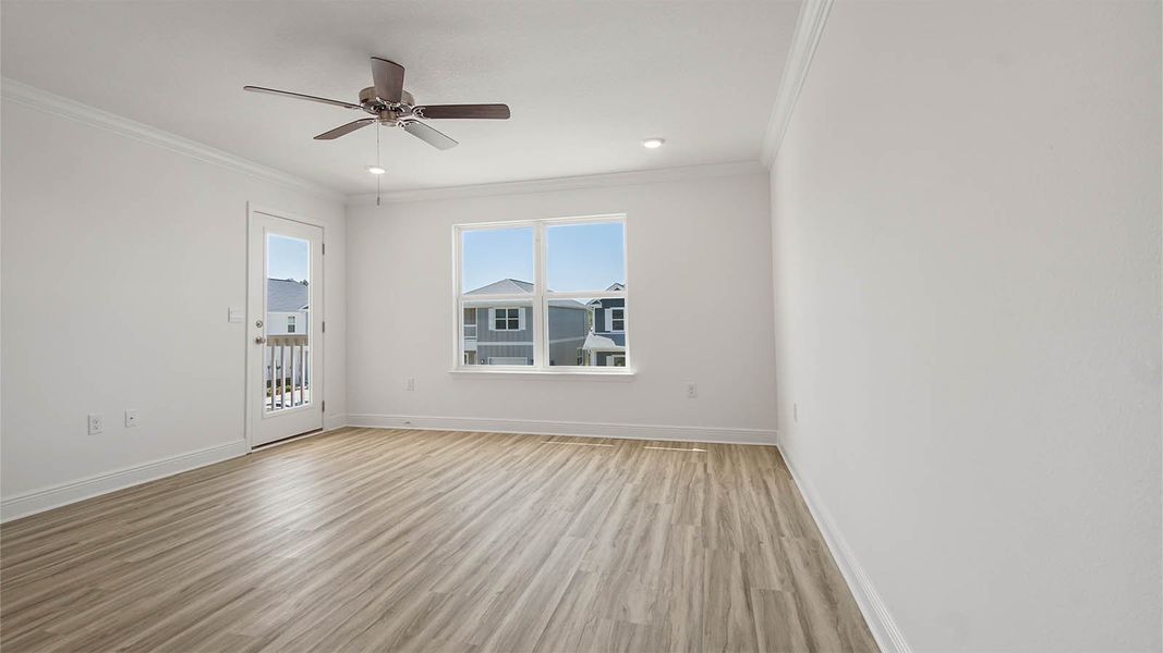 Spacious, unfurnished interior of a new home in WindMark Beach, Port Saint Joe (Image 27).