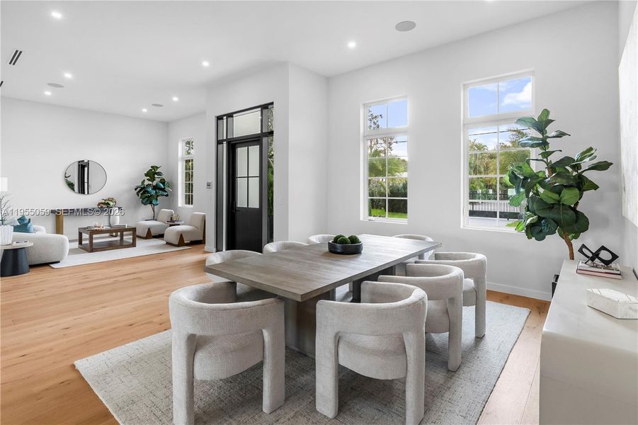 Furnished interior view inside a new home in , Miami (Image 16).