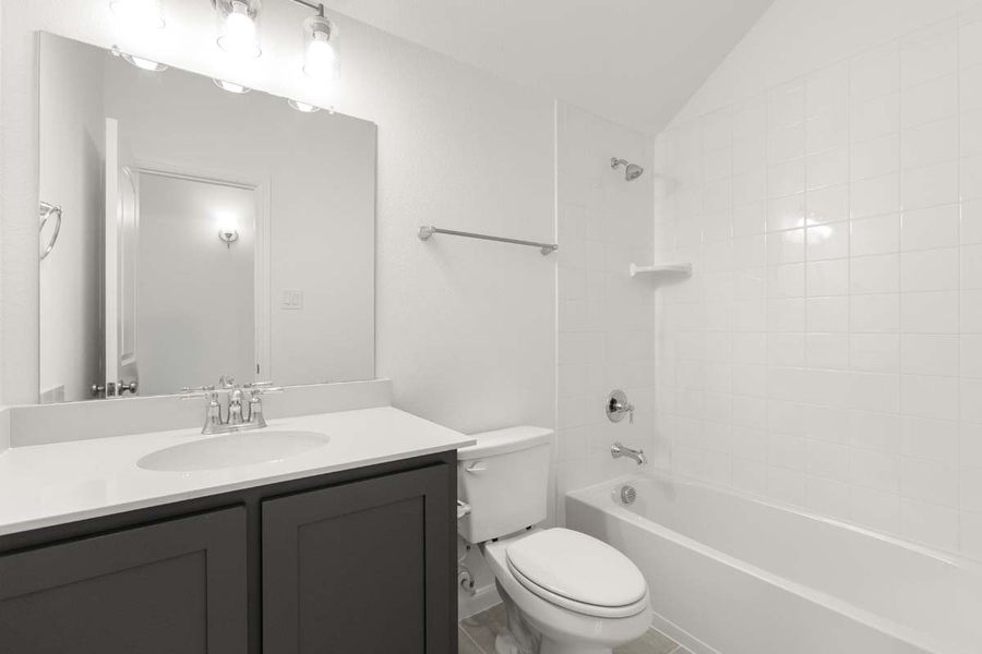 Furnished interior view inside a new home in Timberbrook, Justin (Image 14).