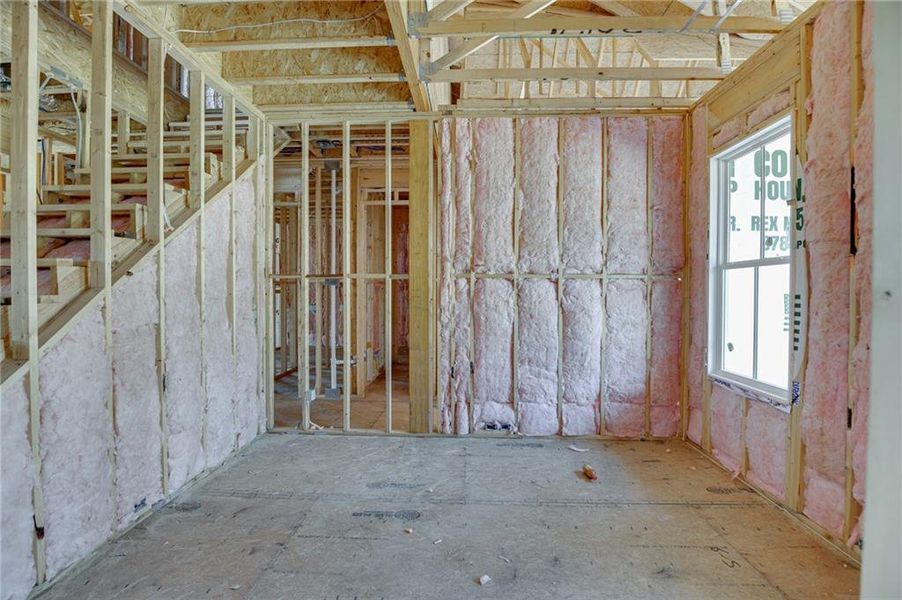 In-progress construction of a new home in , Jefferson, GA (Image 25).
