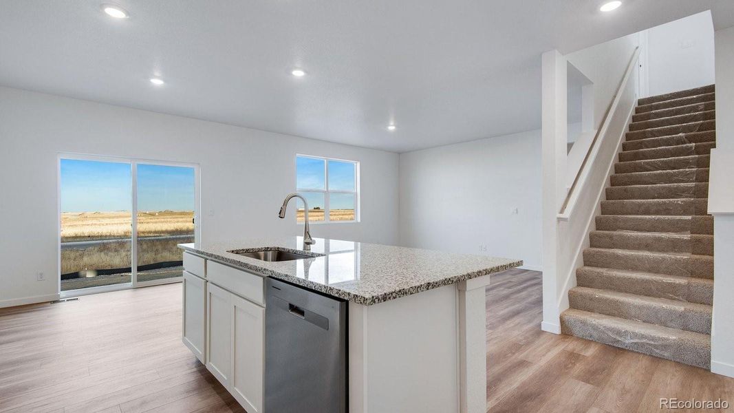 Furnished interior view inside a new home in Spring Valley Ranch, Elizabeth (Image 8).