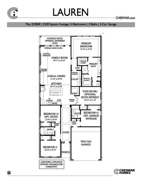 2D floor plan layout of this home in Wood Leaf Reserve, Tomball, TX (Image 2). 2D floor plan layout of this home in Wood Leaf Reserve, Tomball, TX (Image 2).