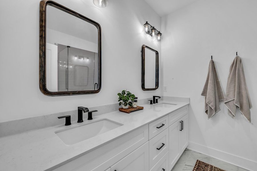 Furnished interior view inside a new home in BelleWether, Chattanooga (Image 12).