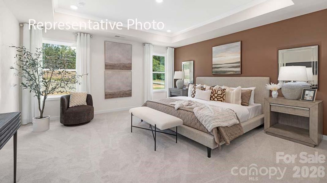 Furnished interior view inside a new home in Sanctuary at Southgate, Indian Trail (Image 6).