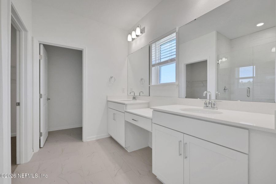 Furnished interior view inside a new home in TrailMark, St. Augustine (Image 8).