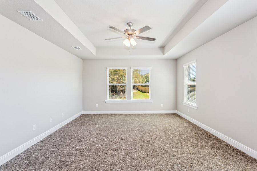 Representative unfurnished interior of a home built from the The Turquoise by Herbst Homes in Clear Water Landing, Milton (Image 98).