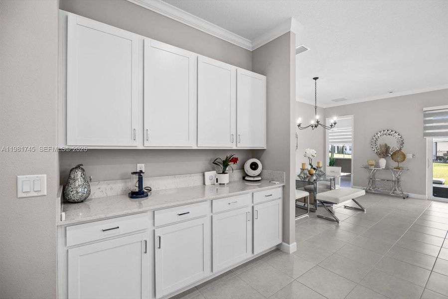 Furnished interior view inside a new home in Veranda Preserve, Port St. Lucie (Image 13).