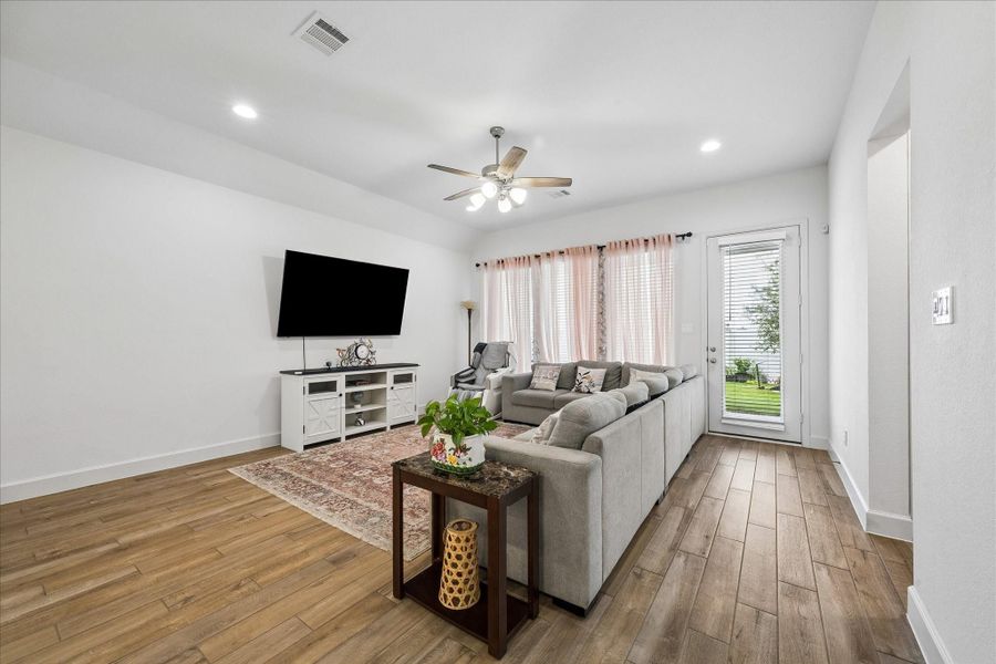 Furnished interior view inside a new home in Valencia, Manvel (Image 4). Furnished interior view inside a new home in Valencia, Manvel (Image 4).