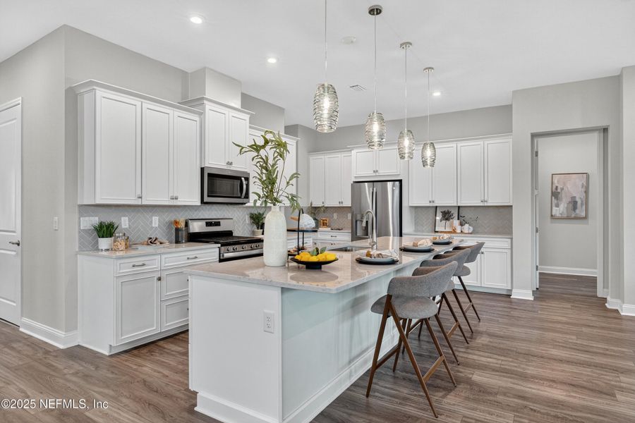 Furnished interior view inside a new home in , St. Johns (Image 37). Furnished interior view inside a new home in , St. Johns (Image 37).