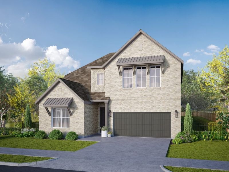 Representative exterior photo of a completed home built from the The Barbados by Stonefield Homes in The Highlands, Rockwall, TX (Image 26).