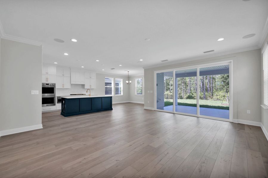 Representative unfurnished interior of a home built from the Miramar by Riverside Homes in Mariposa at EverRange, Jacksonville (Image 28).